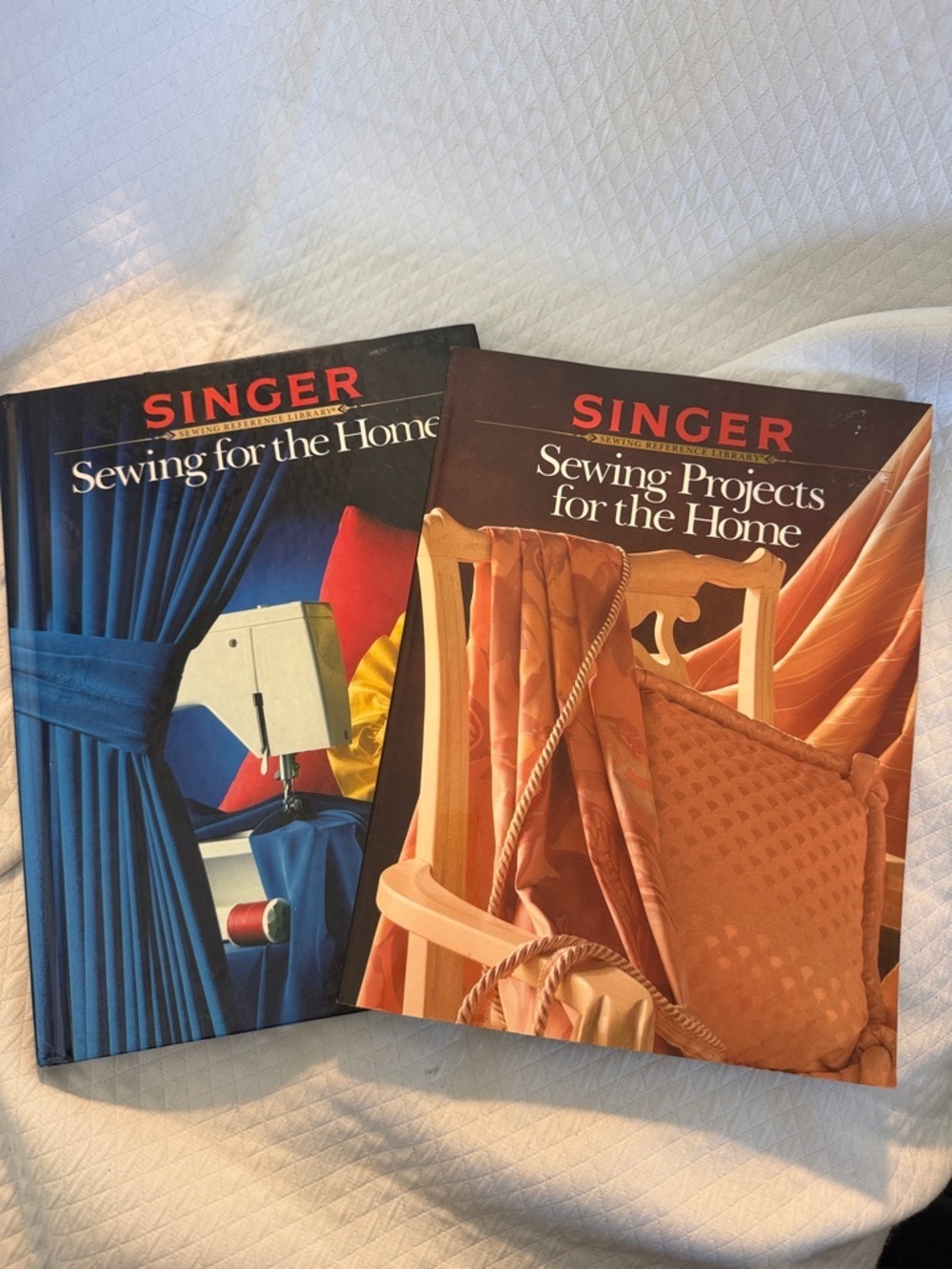 Vintage Singer Sewing Reference Library Books - Lot of 2